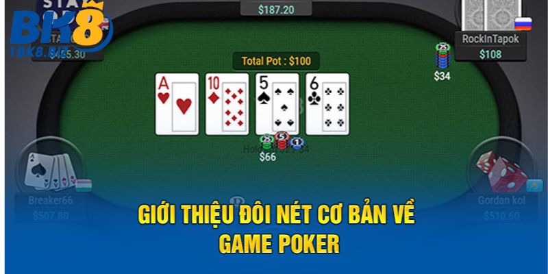 Đôi nét cơ bản về trò chơi Poker trực tuyến