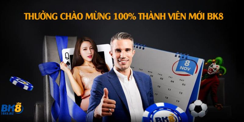 Đăng ký tài khoản BK8 nhận ngay 100% vốn khởi nghiệp